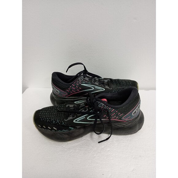 Brooks Glycerin 20 Womens Road Running Shoes Size 7 Black Pink Lace Up Athletic - Picture 9 of 11